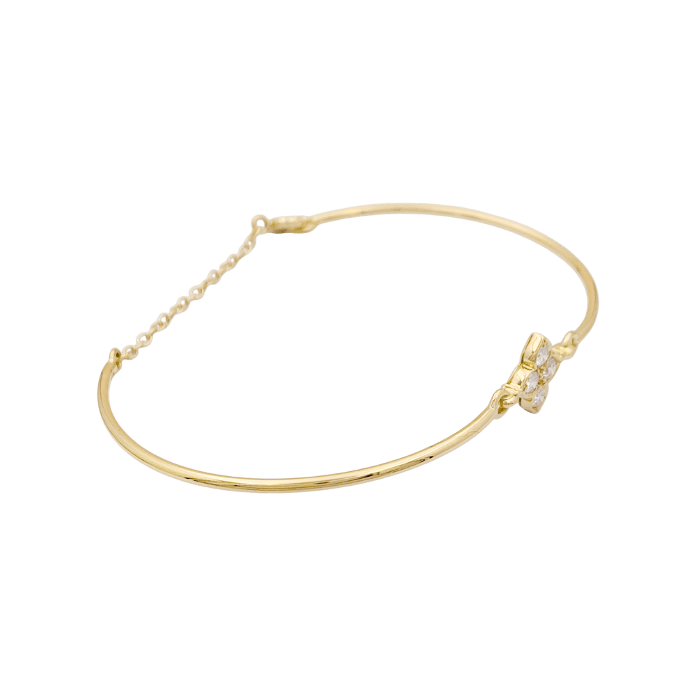 Bracelet Cartier, "Inde Mystérieuse", or jaune, diamants. 2
