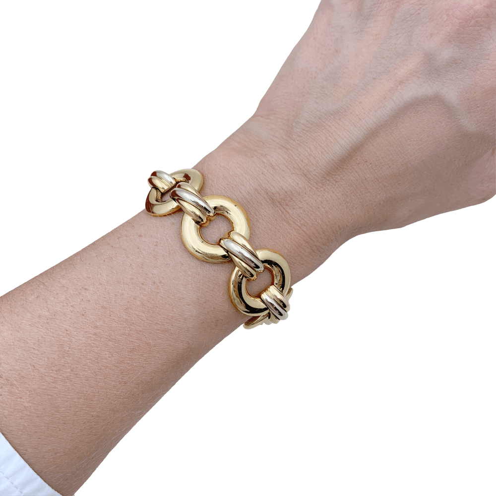 Bracelet Cartier, "Liens croisés Trinity", 3 ors. 5