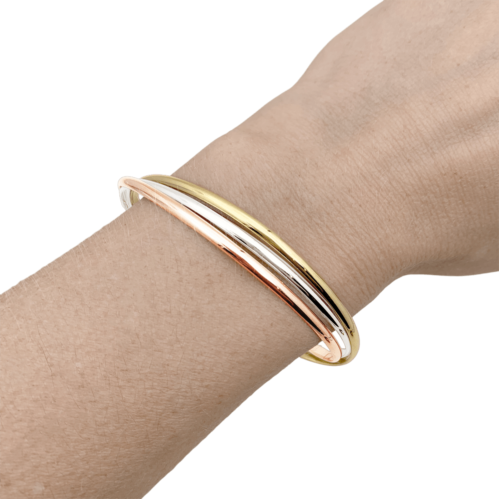 Bracelet Cartier, "Trinity", 3 ors, petit modèle. 5