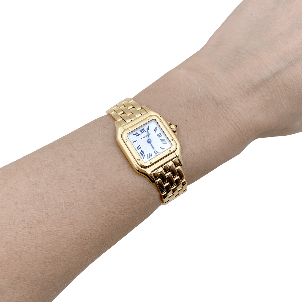Montre Cartier, "Panthère", or jaune. 7