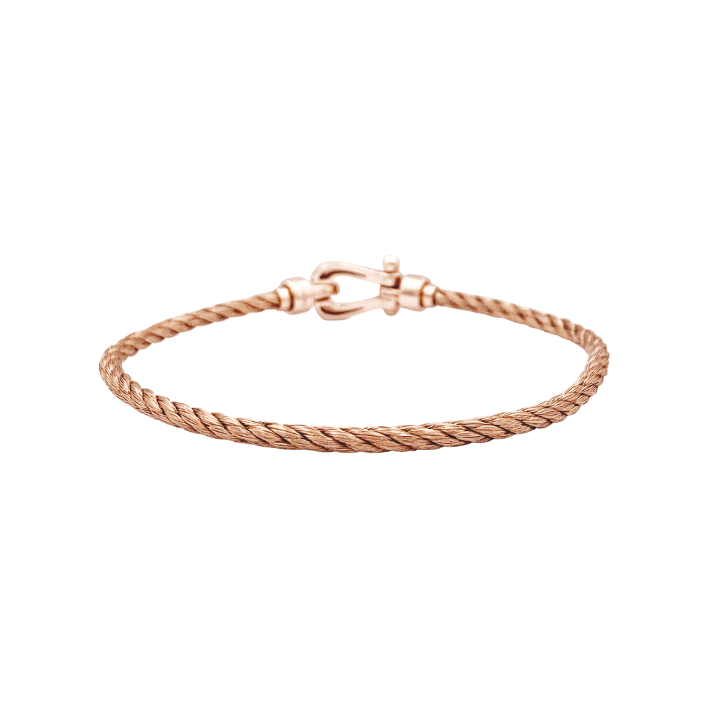 Bracelet Fred, "Force 10", or rose. 4