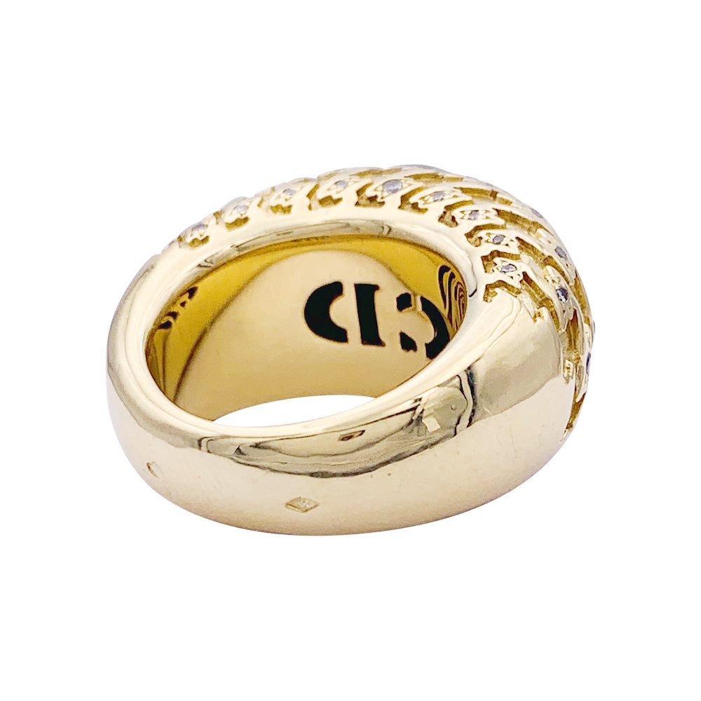 Bague Dior, "Poulette", or jaune, diamants. 5