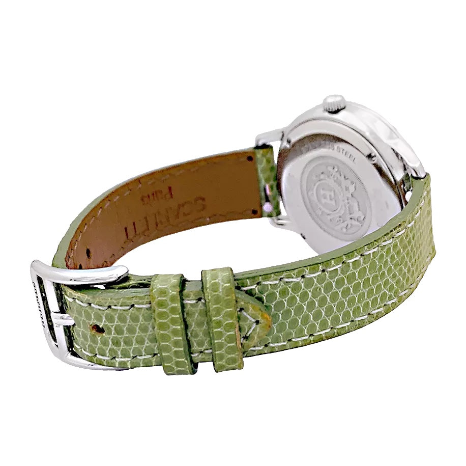 Montre Hermès, "Slim", acier. 3
