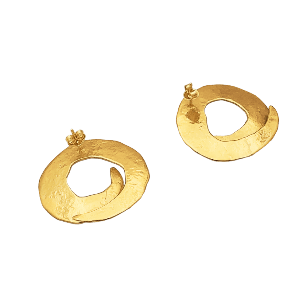 Boucles d'oreilles Arthus-Bertrand en or jaune. 2