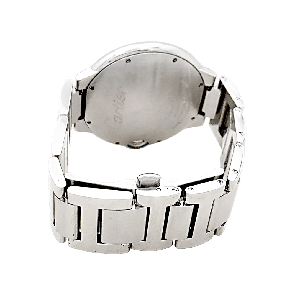 Montre Cartier, "Ballon Bleu", acier. 7