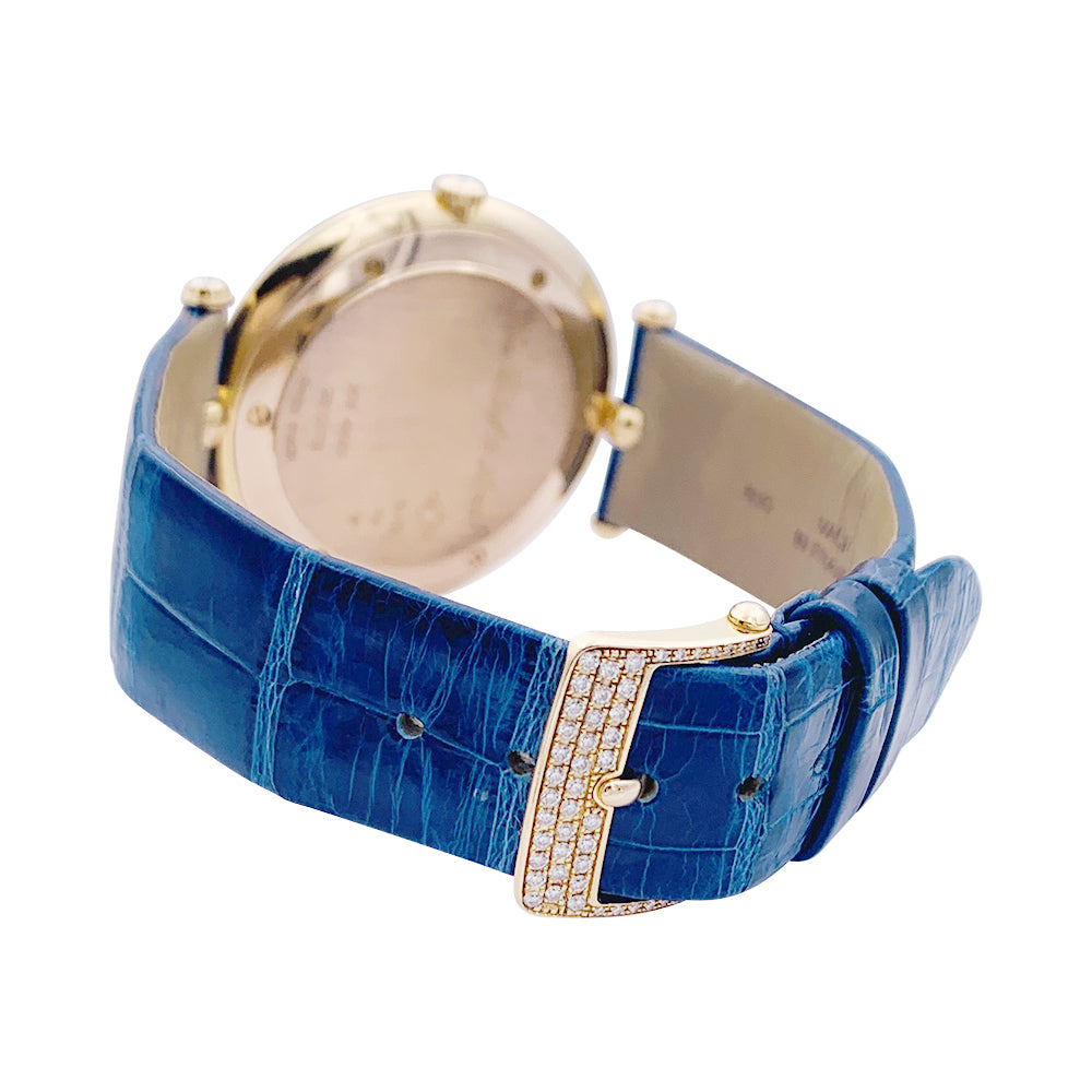Montre Van Cleef & Arpels, "Pierre Arpels", or rose et diamants. 4
