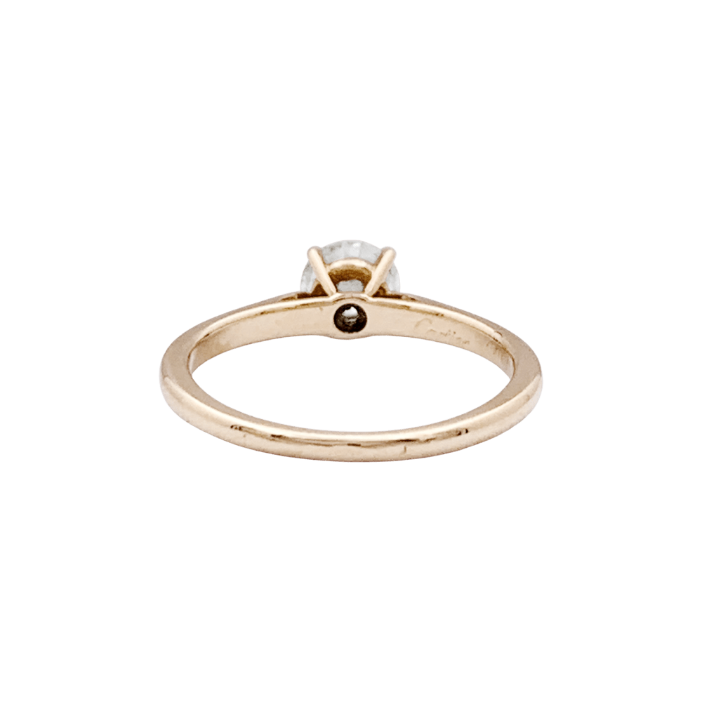 Solitaire Cartier, "1895",or jaune et diamant. 5