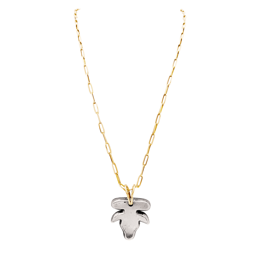 Pendentif Zolotas, argent, or jaune. 1