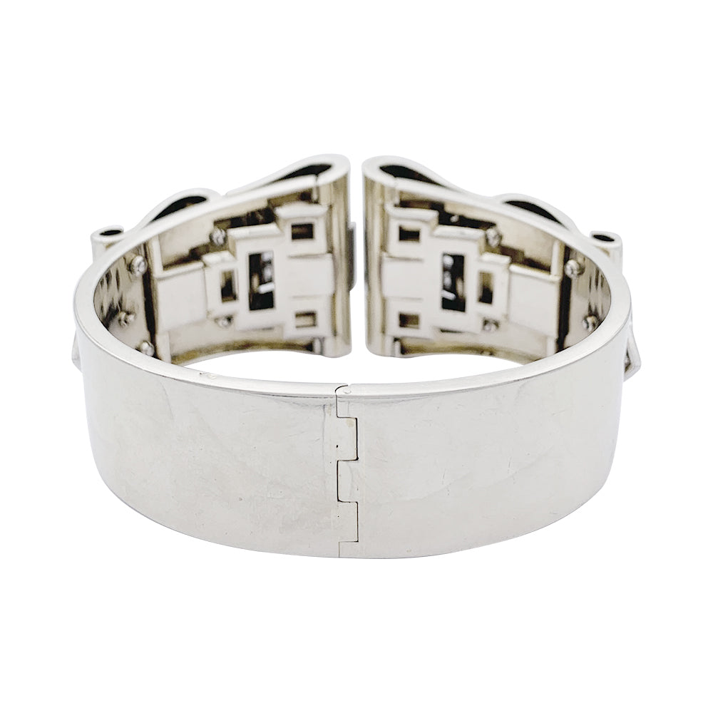 Bracelet Art Déco René Boivin, platine, or blanc, diamants. 4