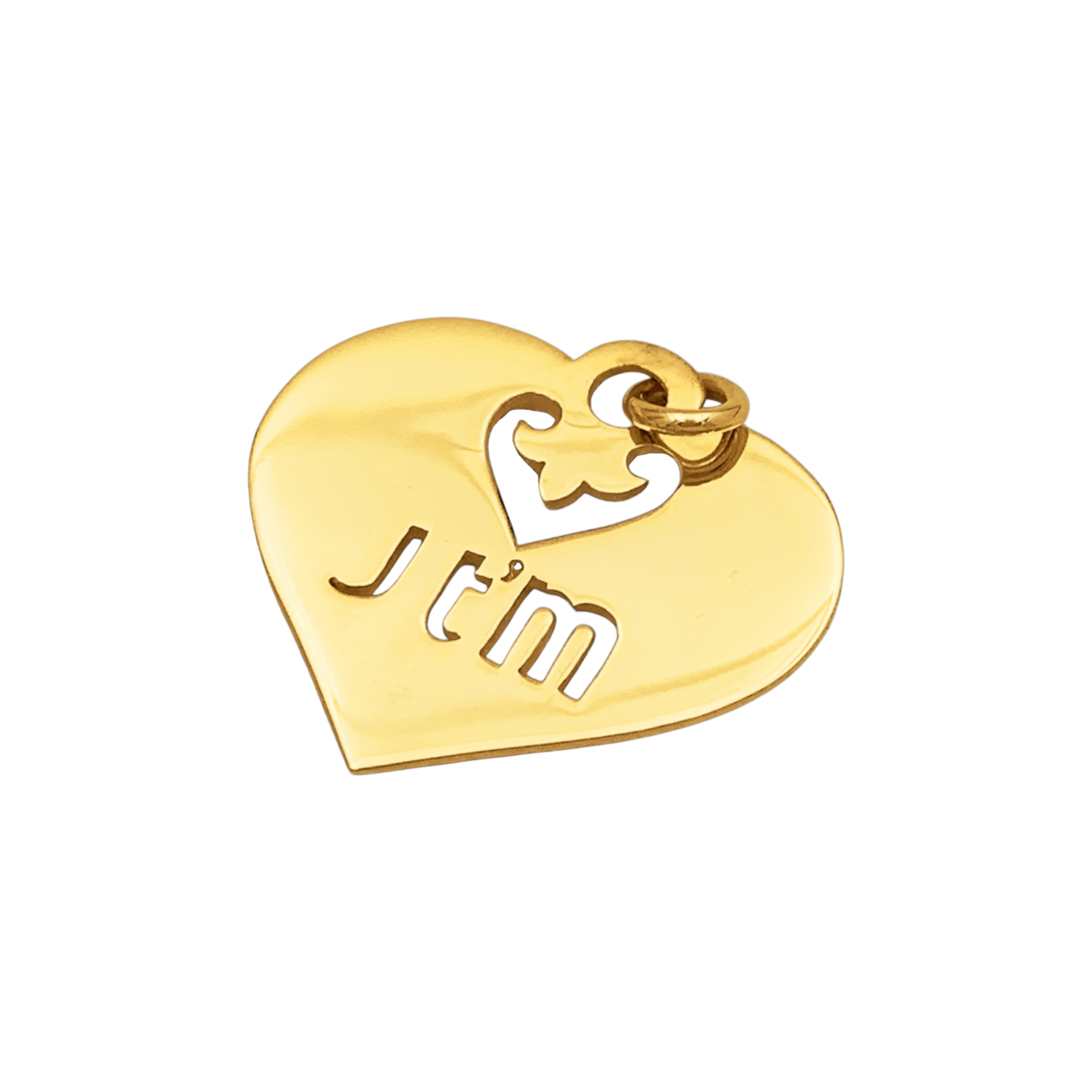 Pendentif O.J.Perrin, "Coeur Légendes", en or jaune. 2