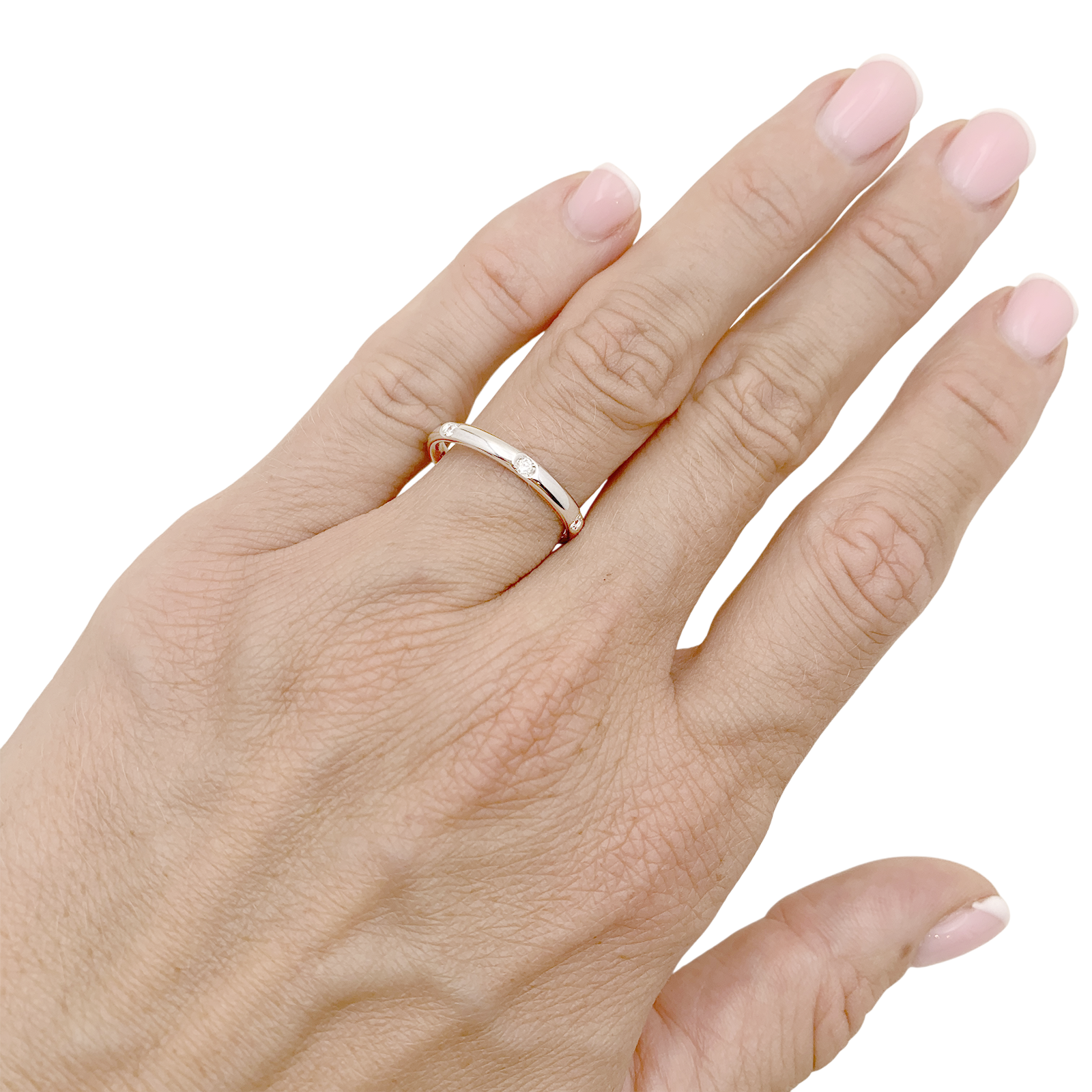 Bague Pomellato, "Lucciole", or blanc, diamants. 4