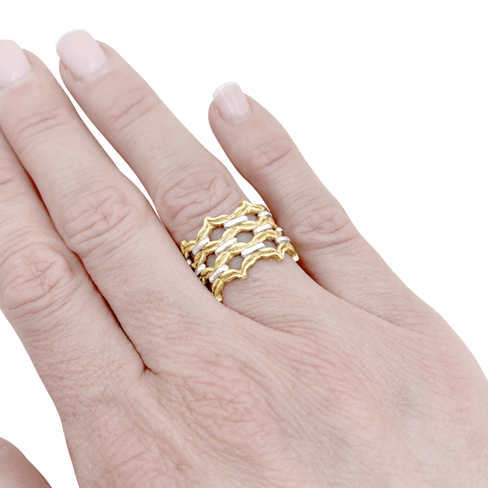 Bague vintage Buccellati, deux ors.  7