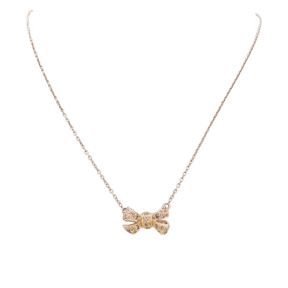 Collier Pomellato, "Forever", or naturel et diamants bruns. 1