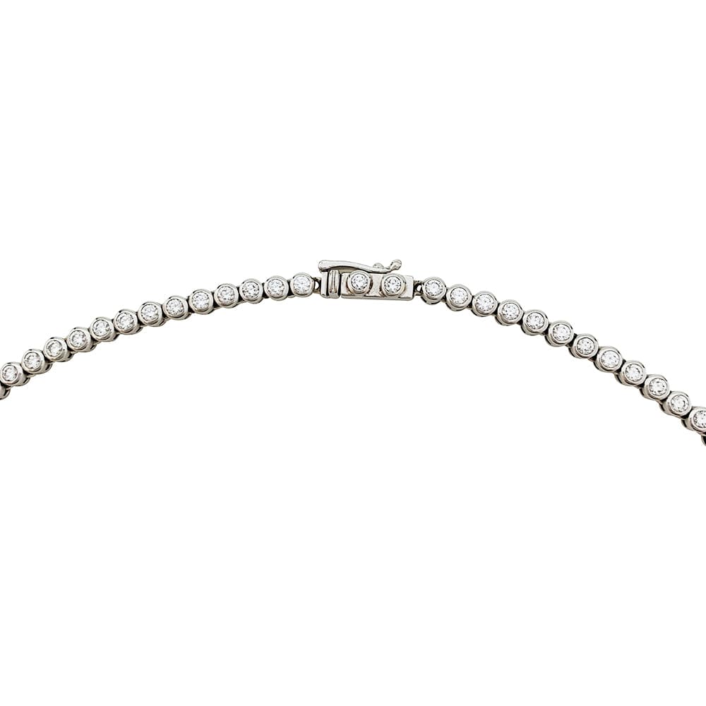 Collier cravate diamants. 3
