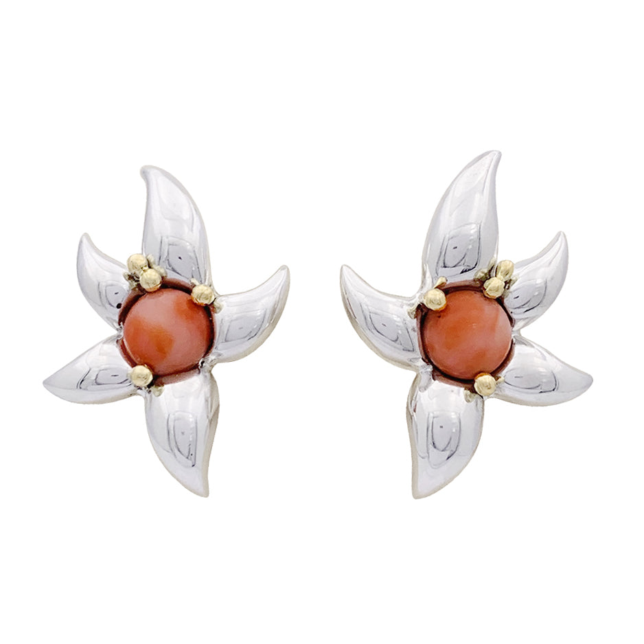 Parure Tiffany & Co. argent, or jaune, corail. 6