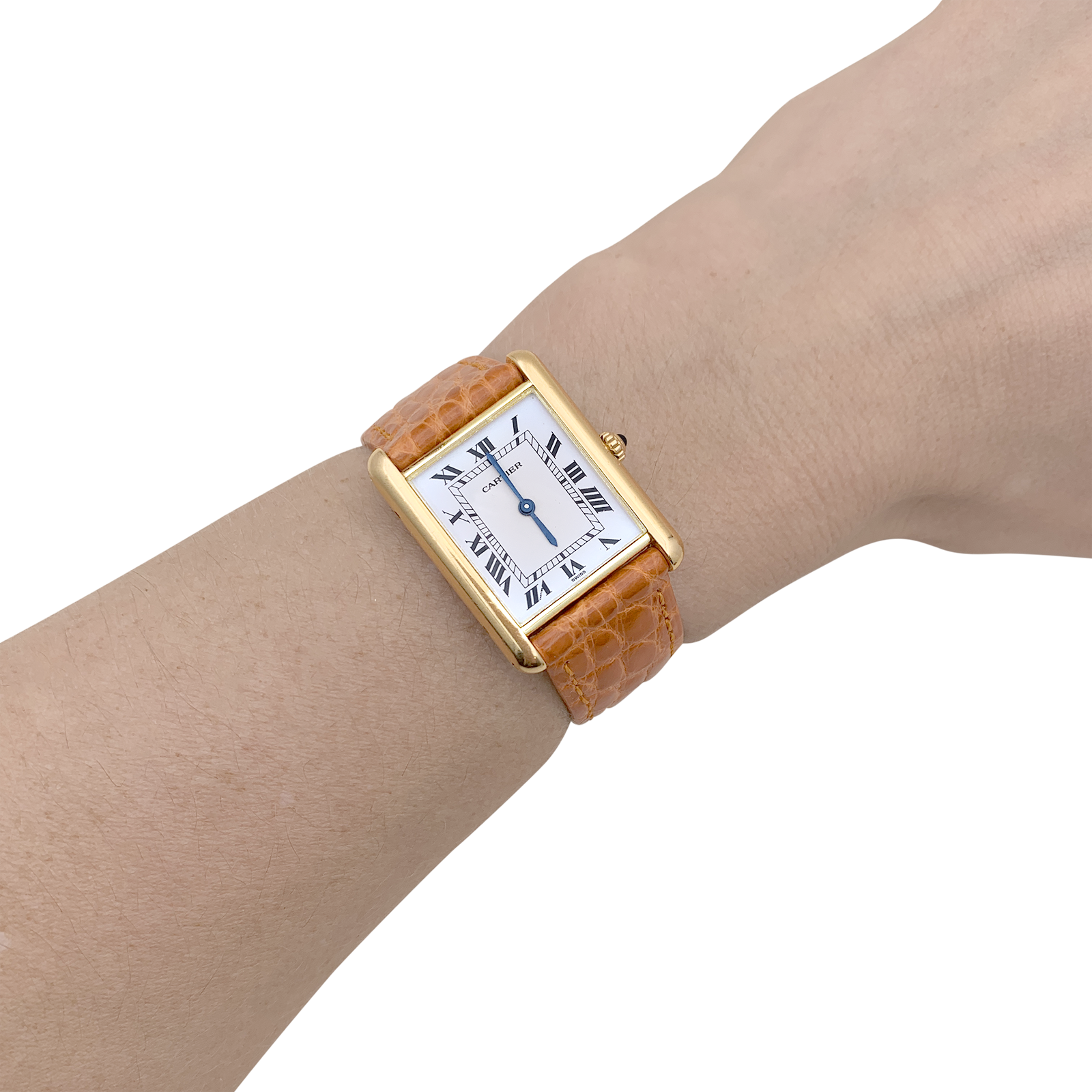 Montre Cartier, "Tank Louis Cartier", or jaune. 6