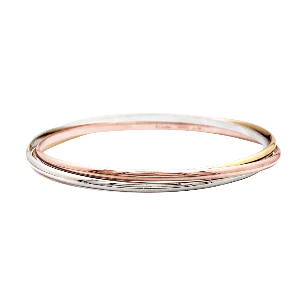 Bracelet Cartier, "Trinity", 3 ors, petit modèle.   3