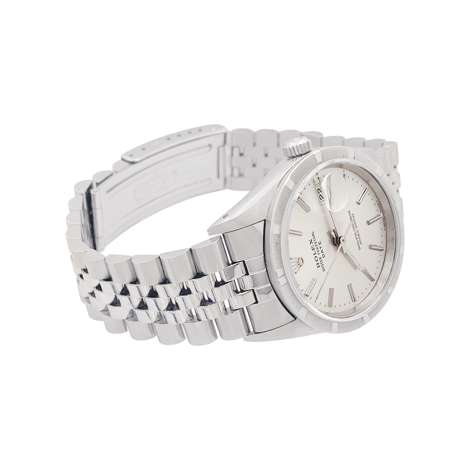 Montre Rolex "Oyster Perpetual Date" acier. 2