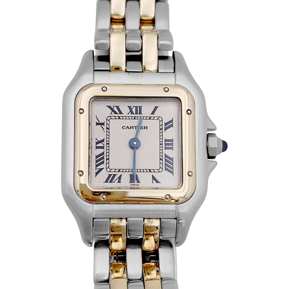 Montre Cartier, "Panthère", acier et or jaune. 3