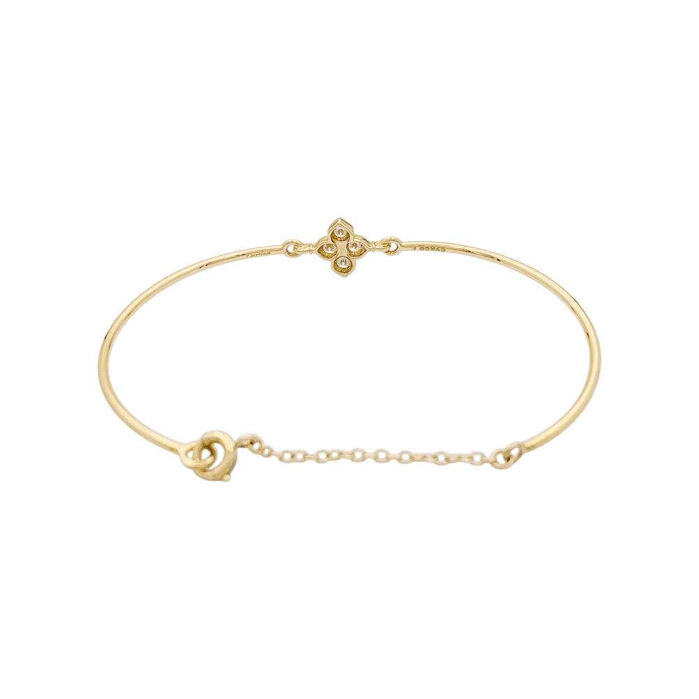 Bracelet Cartier, "Inde Mystérieuse", or jaune, diamants.  4