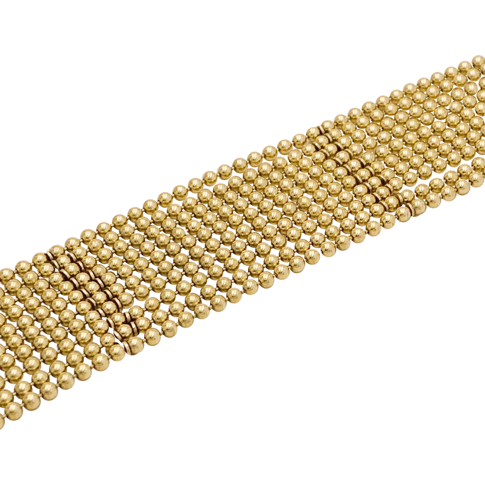 Bracelet Cartier modèle Draperie en or jaune. 5