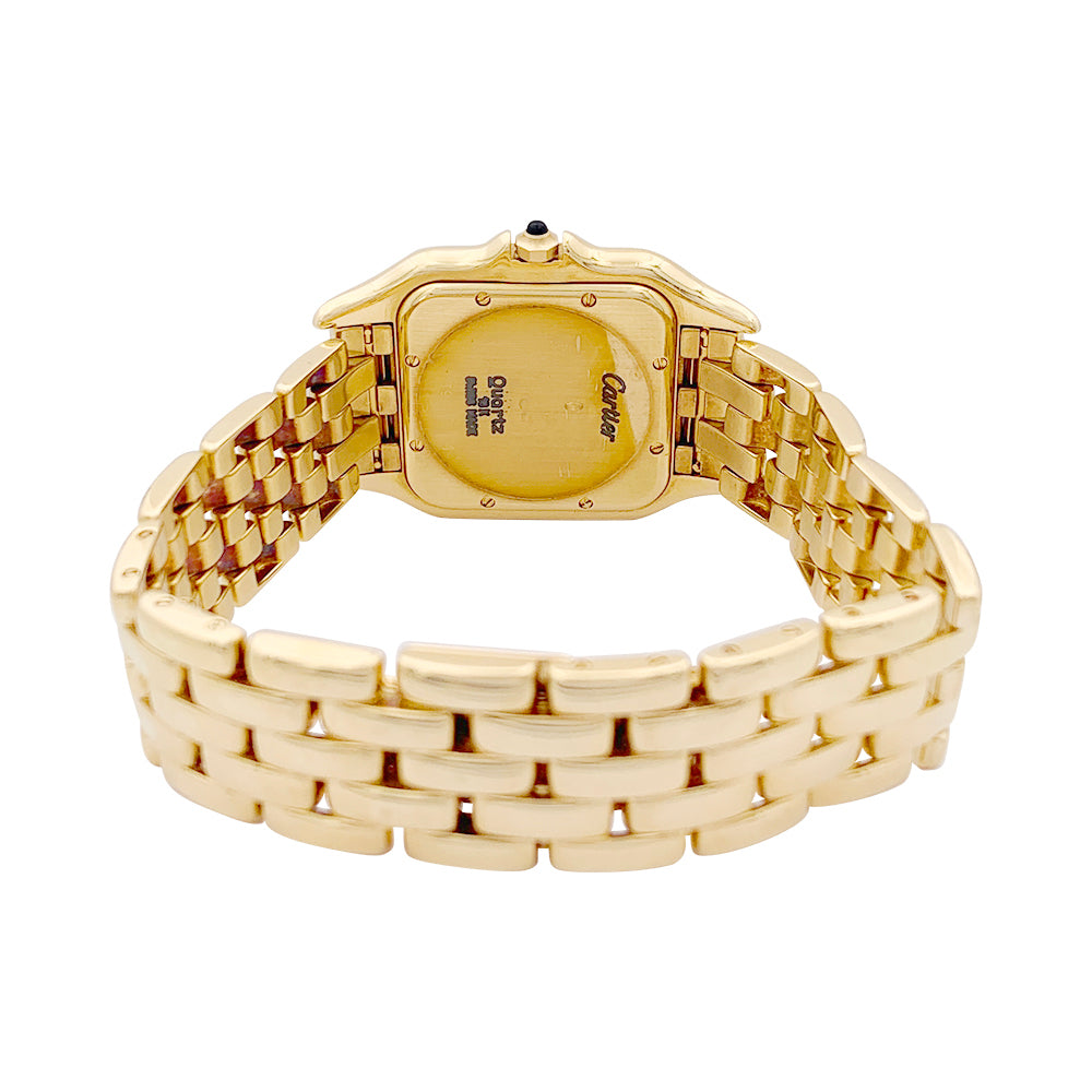 Montre Cartier "Panthère" en or jaune sur or jaune. 2
