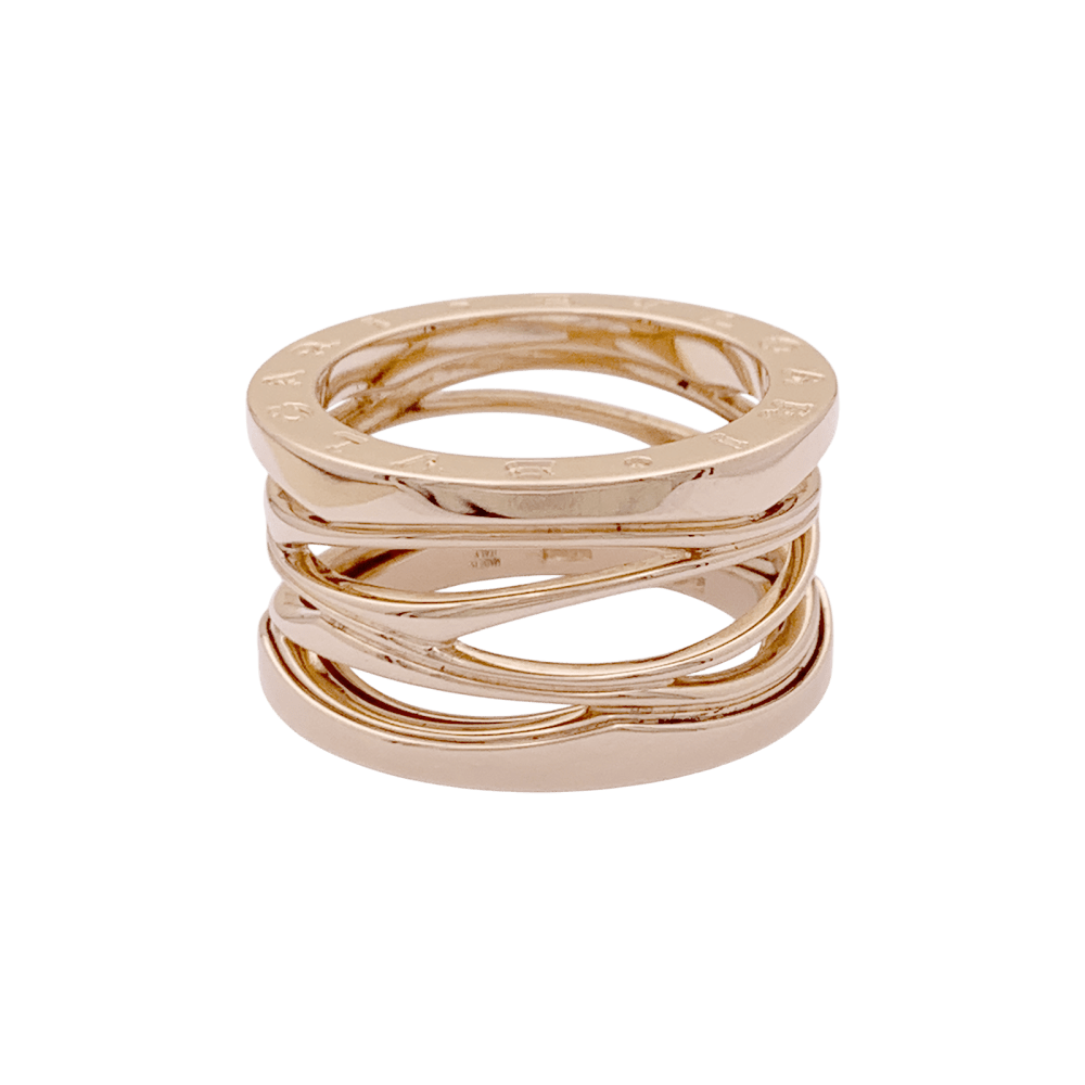 Bague Bulgari “B.Zero1 Zaha Hadid" en or rose. 1