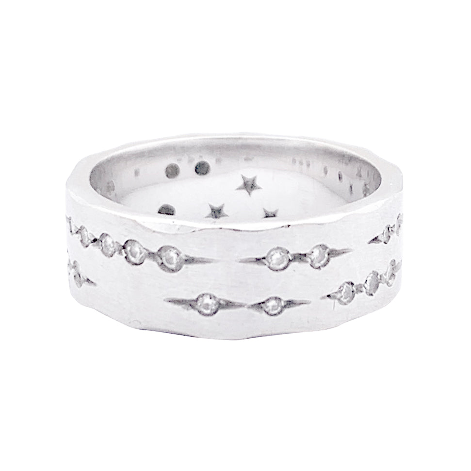 Bague H.Stern, "Code", or blanc, diamants. 2