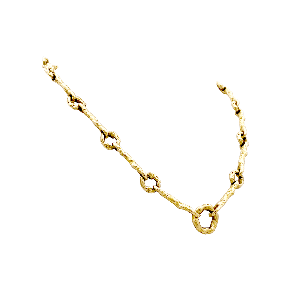 Collier Chaumet Vintage, or jaune.  3
