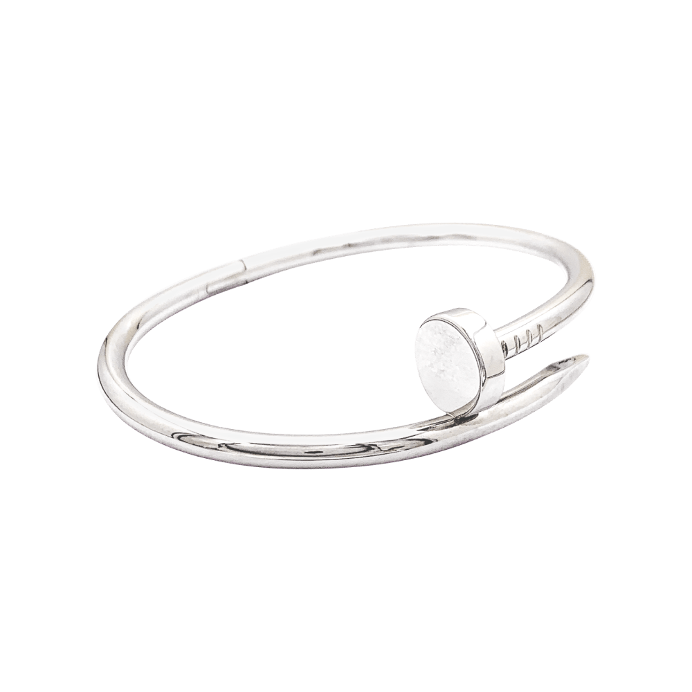 Bracelet Cartier, "Juste un clou", or blanc.  5