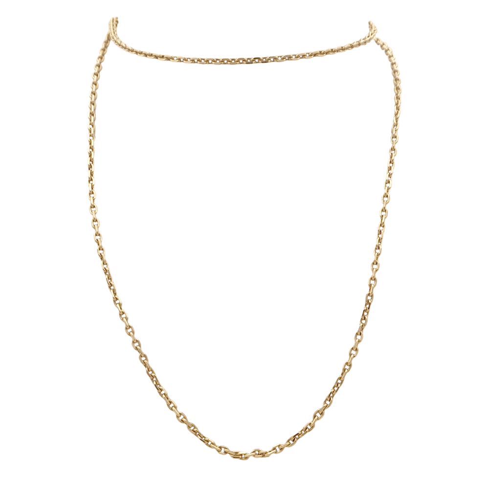 Sautoir en or jaune. 1