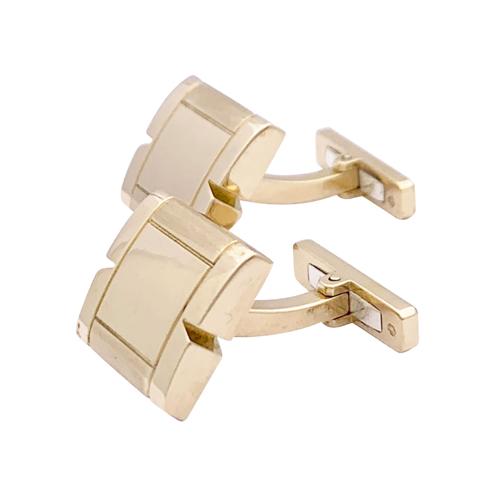 Boutons de manchette Cartier "Tank française", or jaune. 3