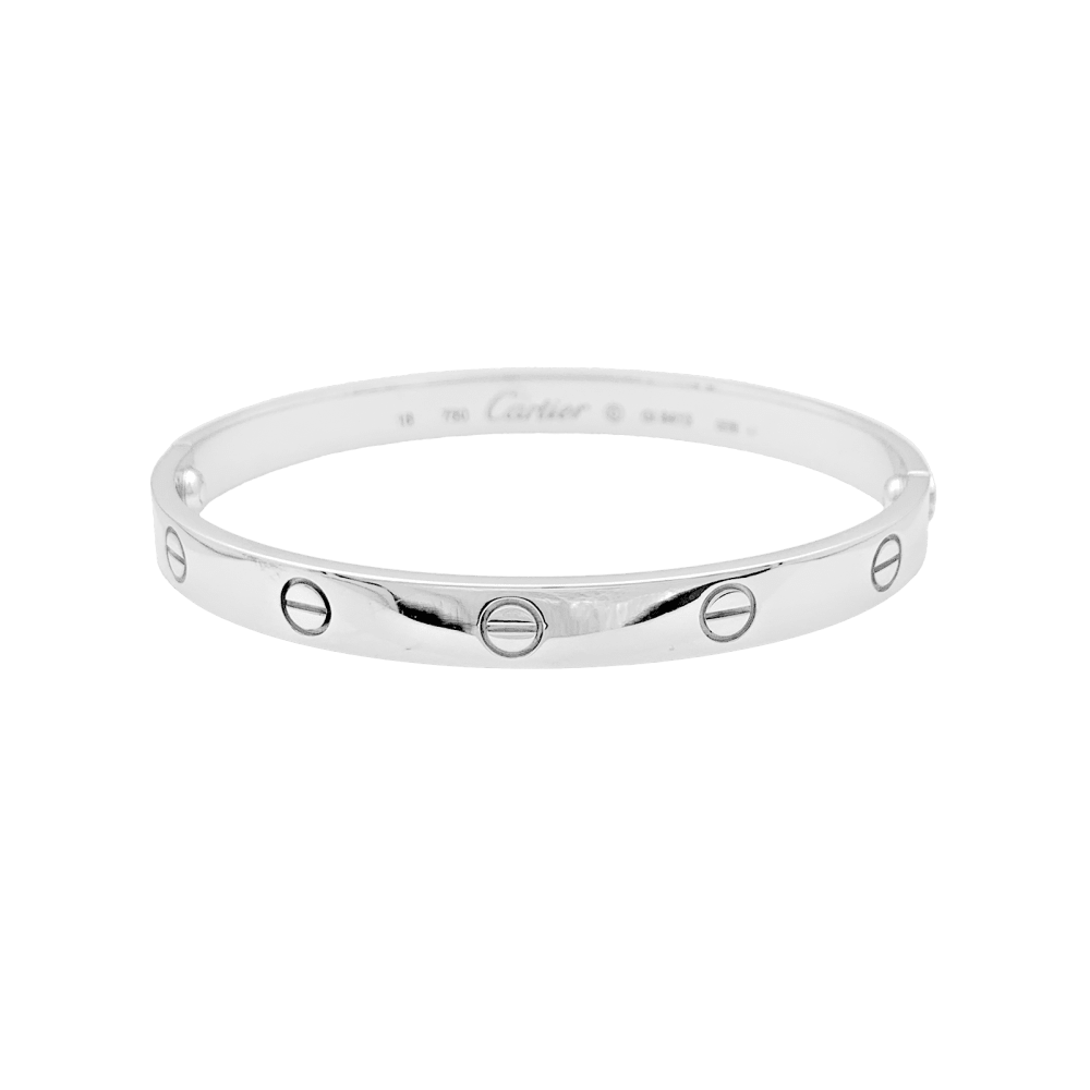 Bracelet Cartier "Love" or blanc. 1