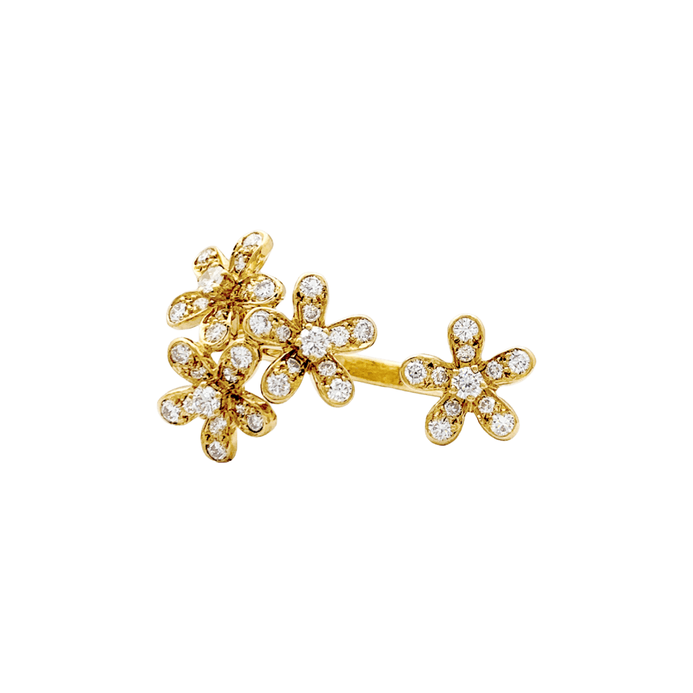 Bague Van Cleef & Arpels, "Socrate", or jaune et diamants. 1