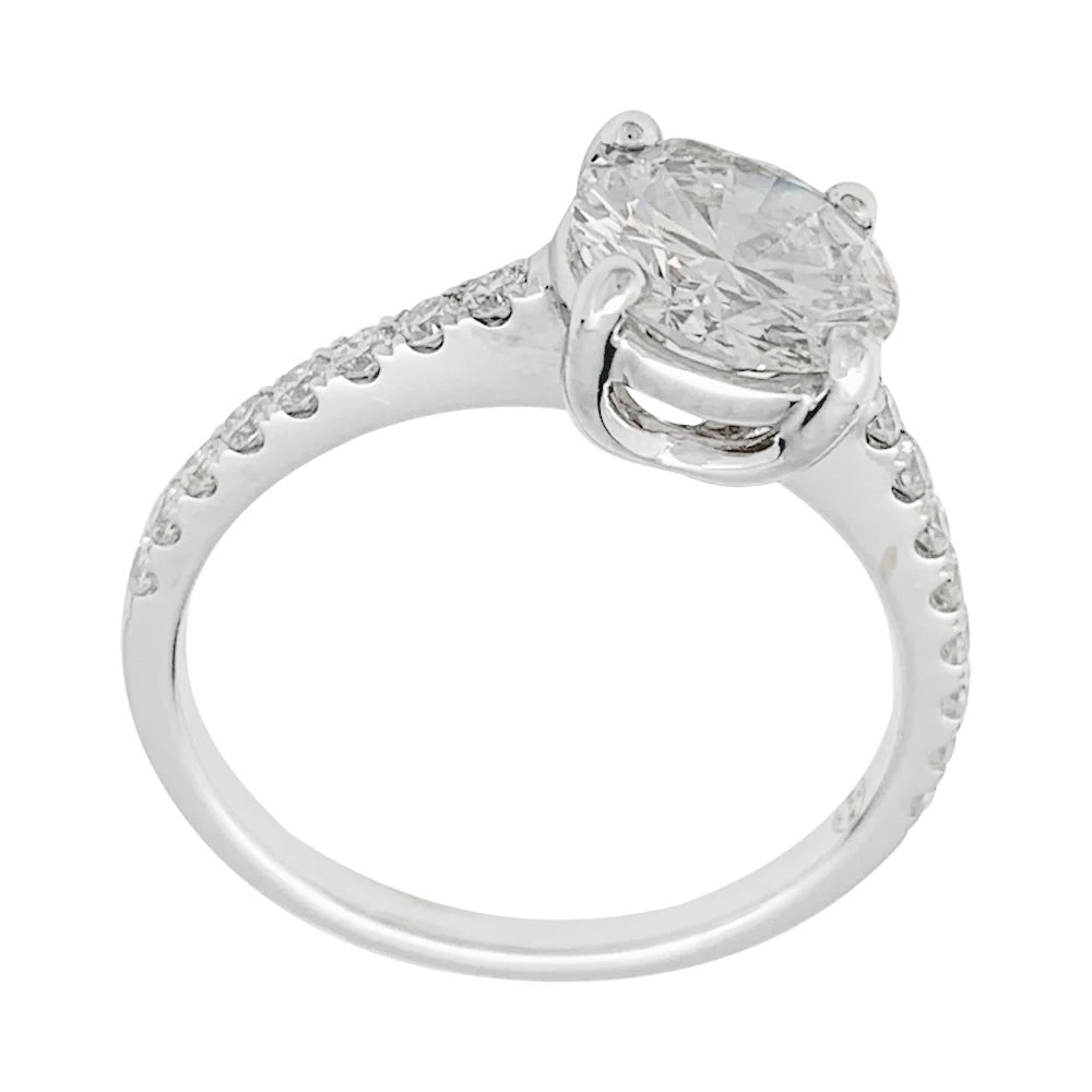 Bague solitaire diamant 1,53 carat. 5
