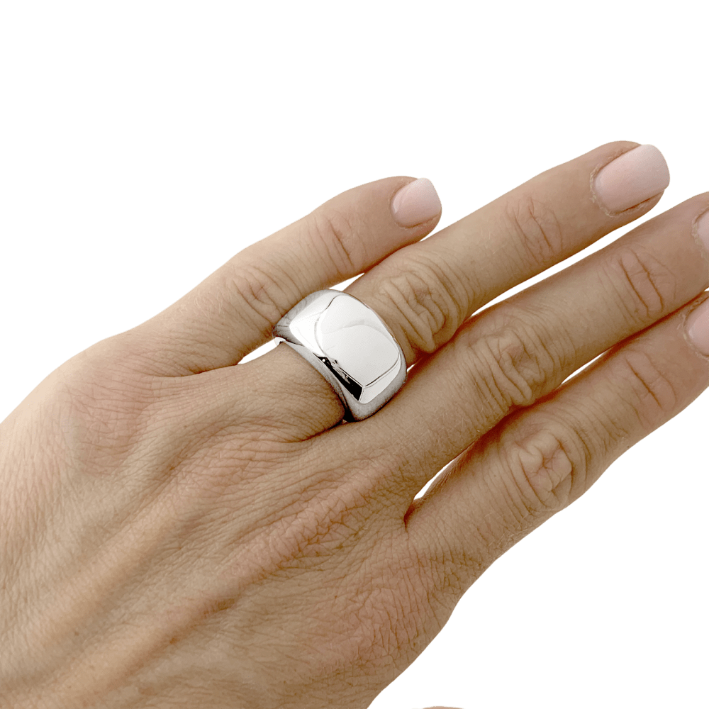 Bague Cartier, "Nouvelle vague" or blanc.  5
