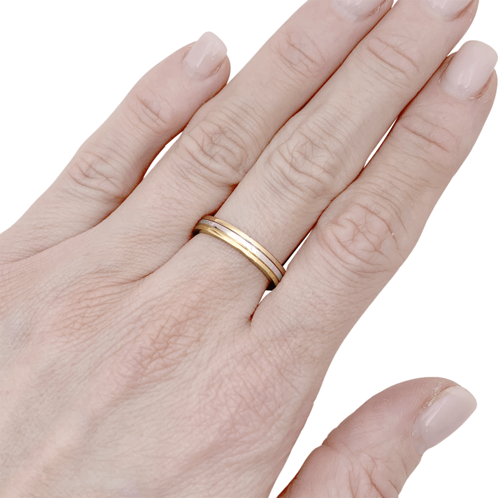 Alliance Cartier "Vendôme Louis Cartier", trois ors. 6