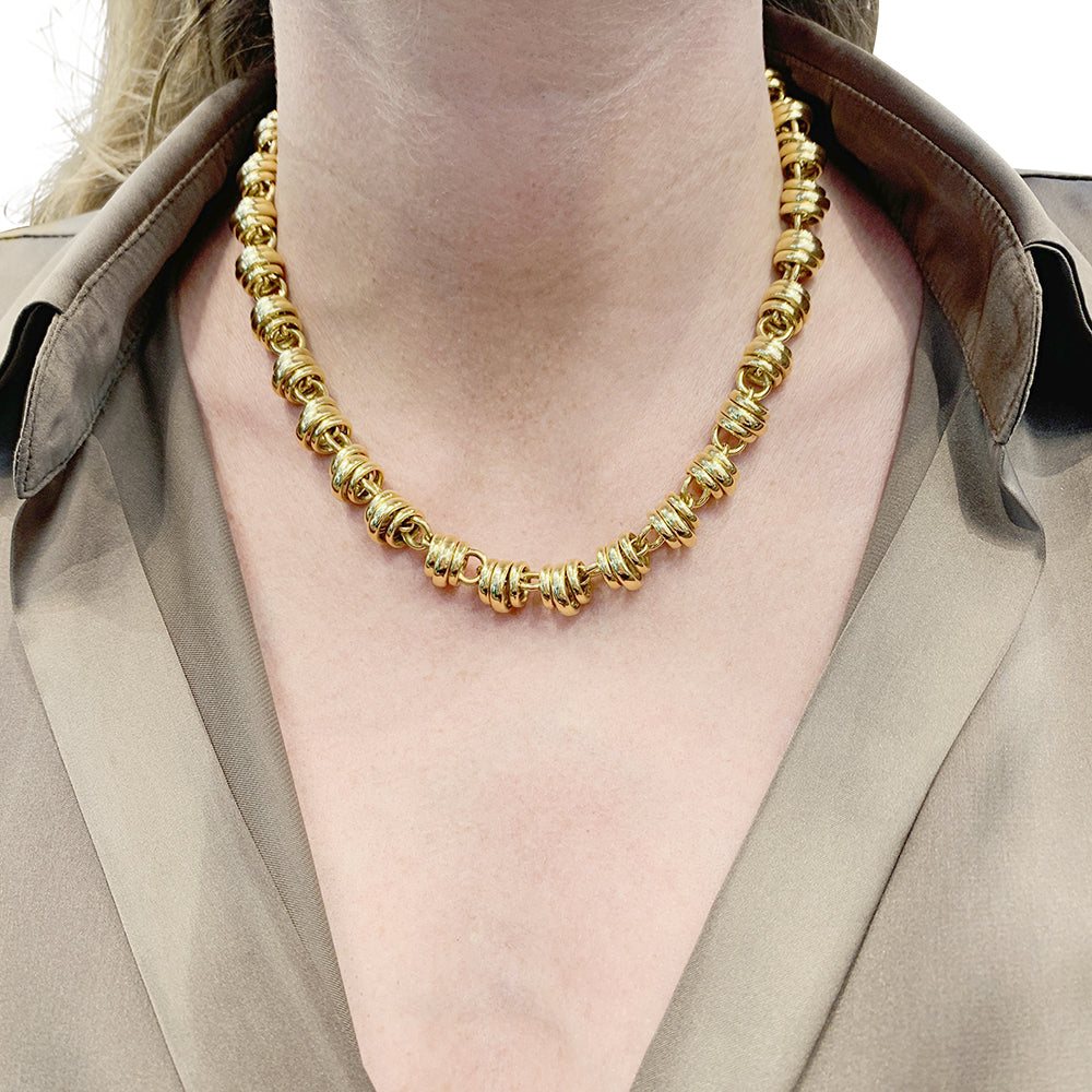 Collier Pomellato "Mille Cercles" or jaune. 5