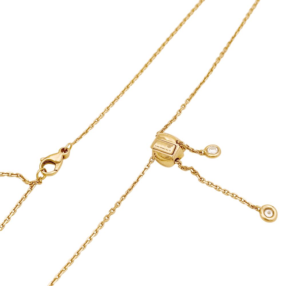 Collier Chaumet, modèle "Lien séduction" en or rose et diamants.  4