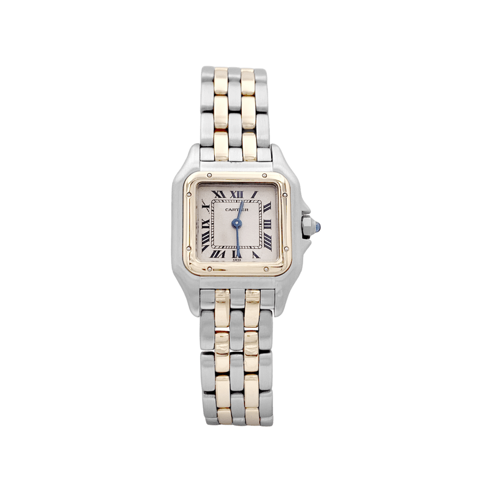 Montre Cartier, "Panthère", acier et or jaune. 1