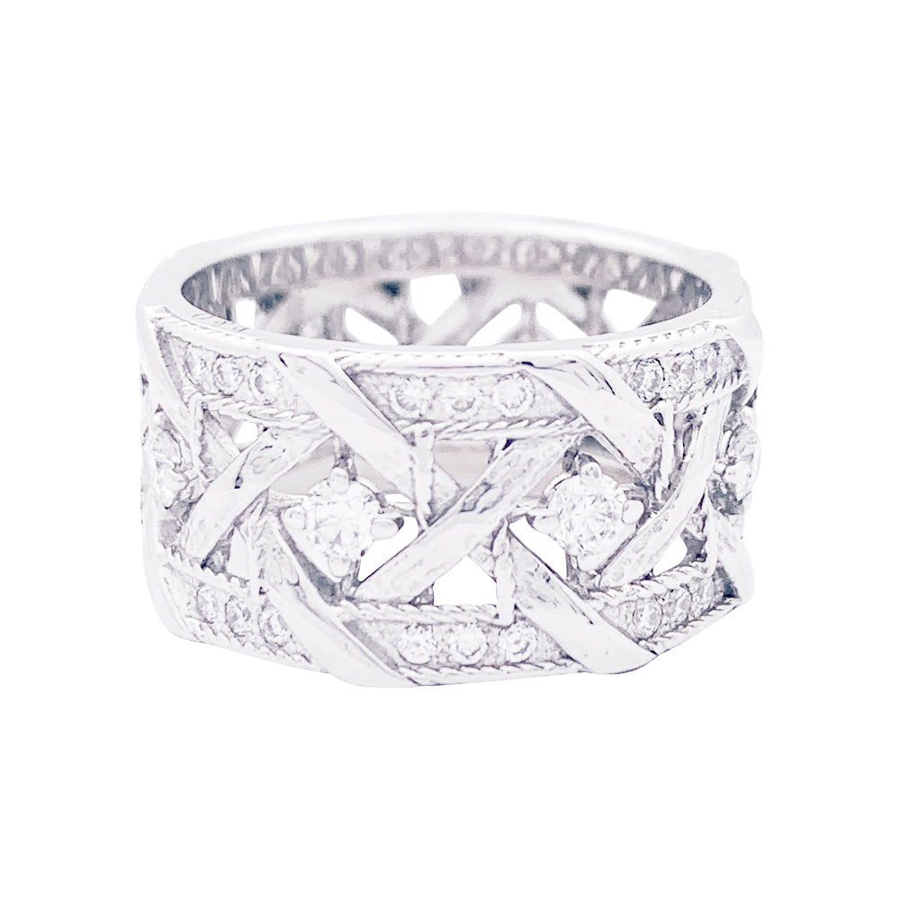 Bague Dior "My Dior", or blanc et diamants. 2
