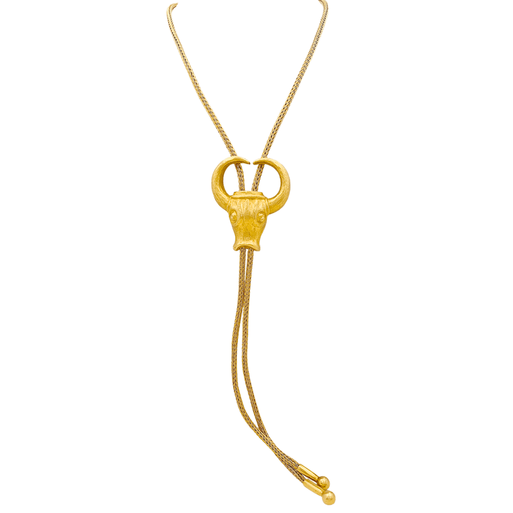 Collier LALAOUNIS, « Taureau », or jaune. 9