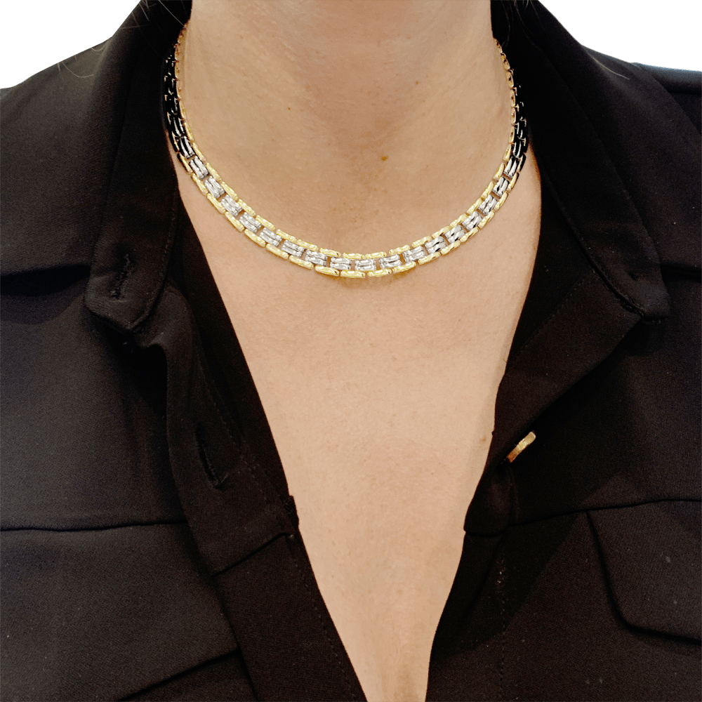 Collier Mauboussin, Vintage, deux tons d'or.  5