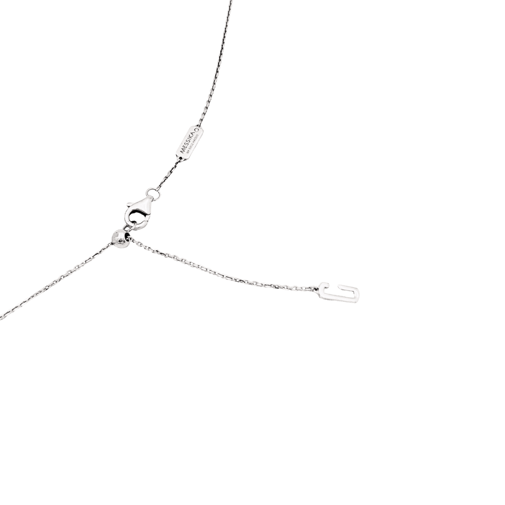 Collier Messika, "Move", or blanc et diamants.  4