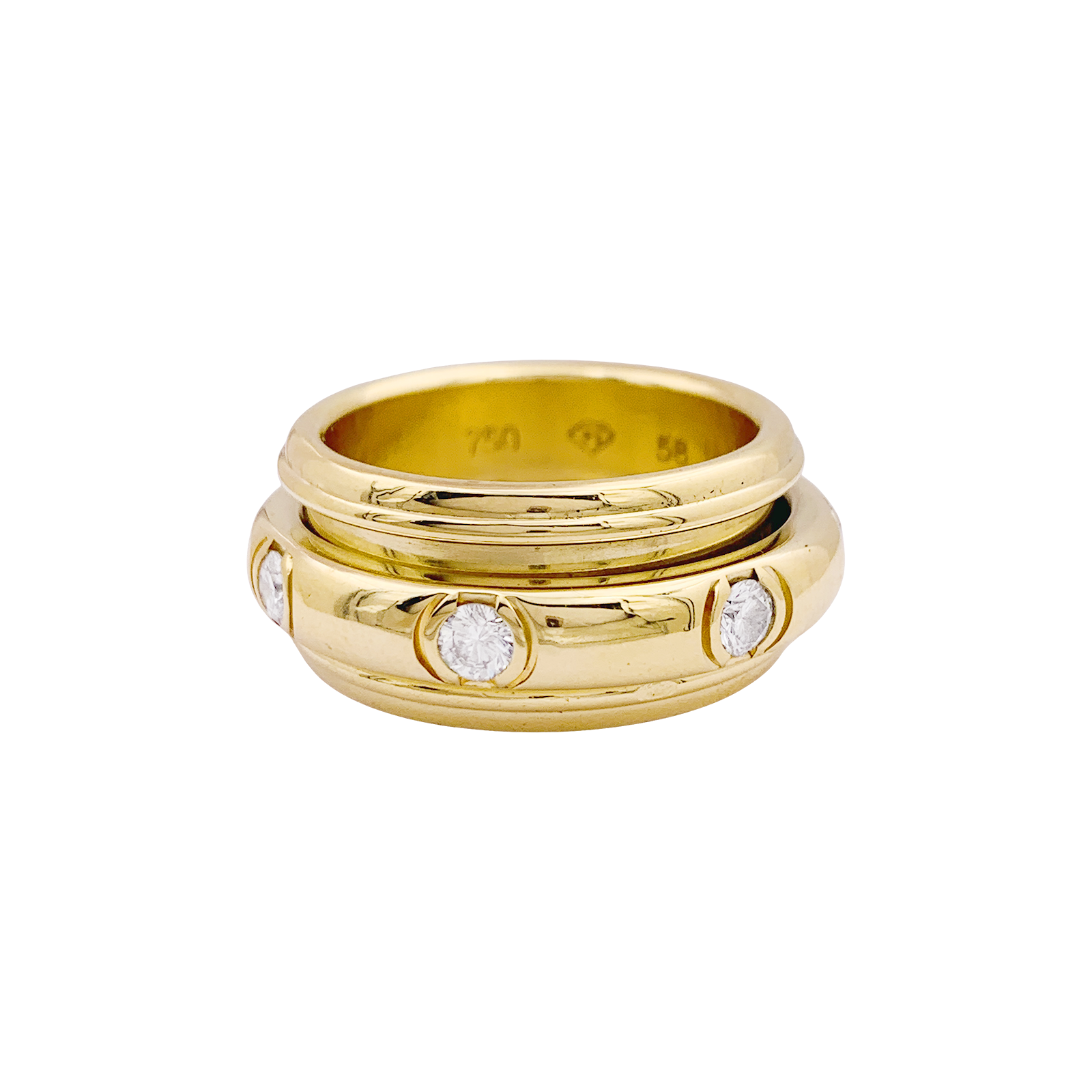 Bague Piaget "Possession" or jaune, diamants. 3