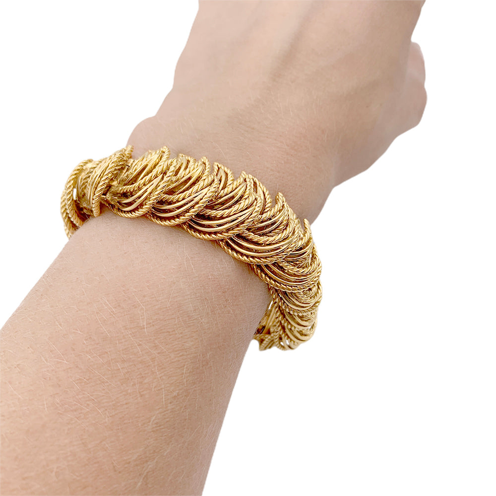 Bracelet Boucheron Vintage or jaune 7