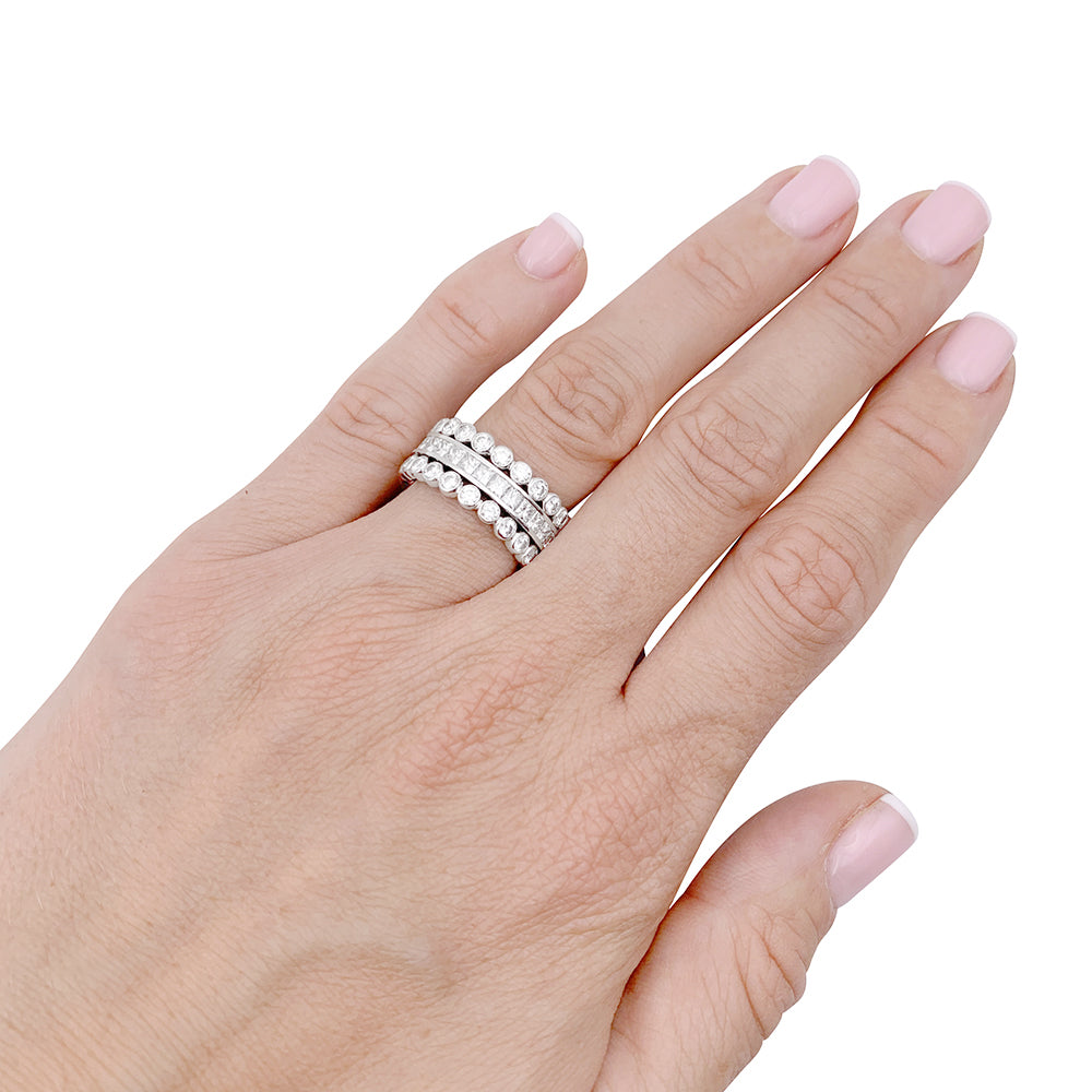 Bague Cartier, platine, diamants. 3