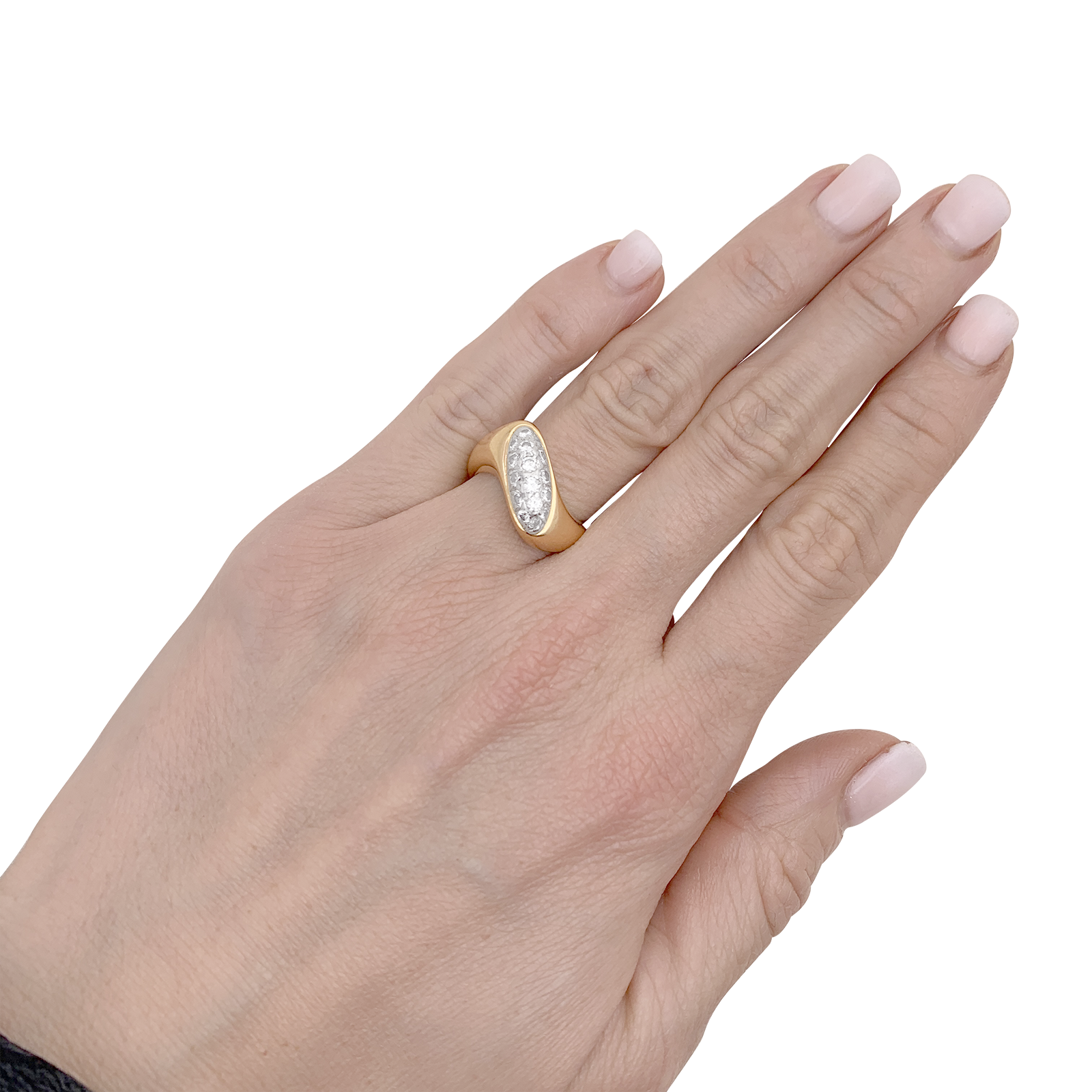 Bague BOUCHERON, or jaune et diamants  5