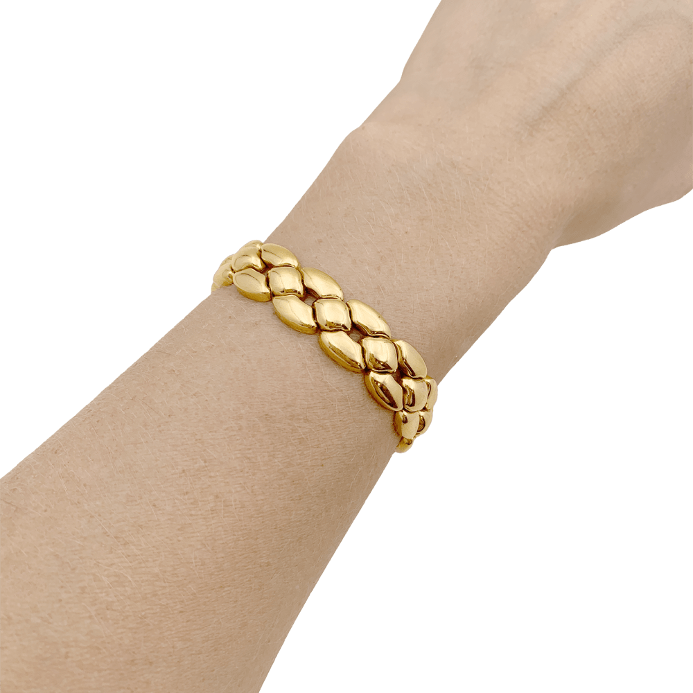 Bracelet Cartier, "Margot", or jaune. 5
