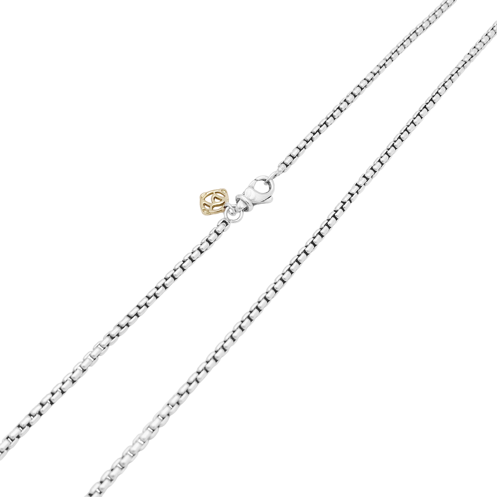 Collier David Yurman, "Box Chain", argent. 3